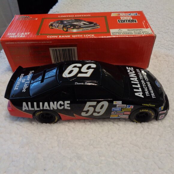 Dennis Setzer #59 1/24 Racing Champions 1/24 Diecast Bank Alliance Racing 1995 - Picture 1 of 15